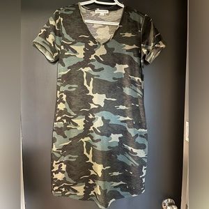 Warehouse One Camo T-Shirt Dress